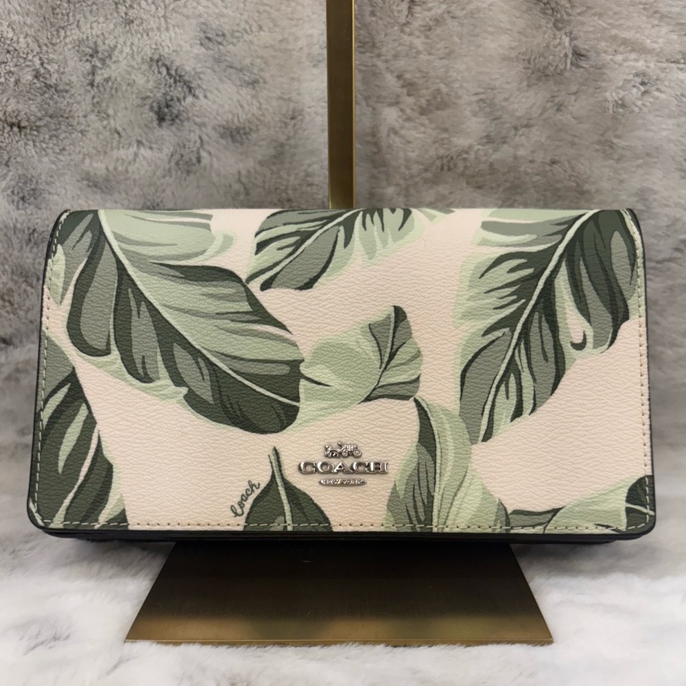 Coach Banana Leaf Crossbody Limited Edition Collection Rare Palm Leaves
